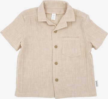 MAXIMO Button Up Shirt in Beige: front