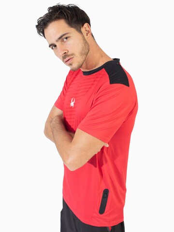 Spyder Functioneel shirt in Rood