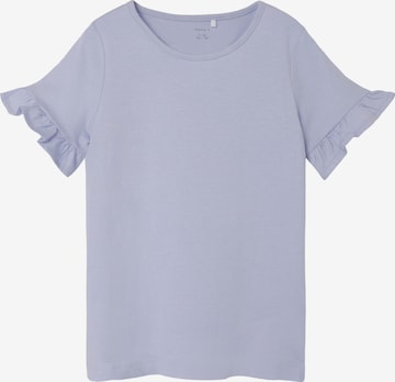 NAME IT Majica 'TRILLE' | vijolična barva: sprednja stran
