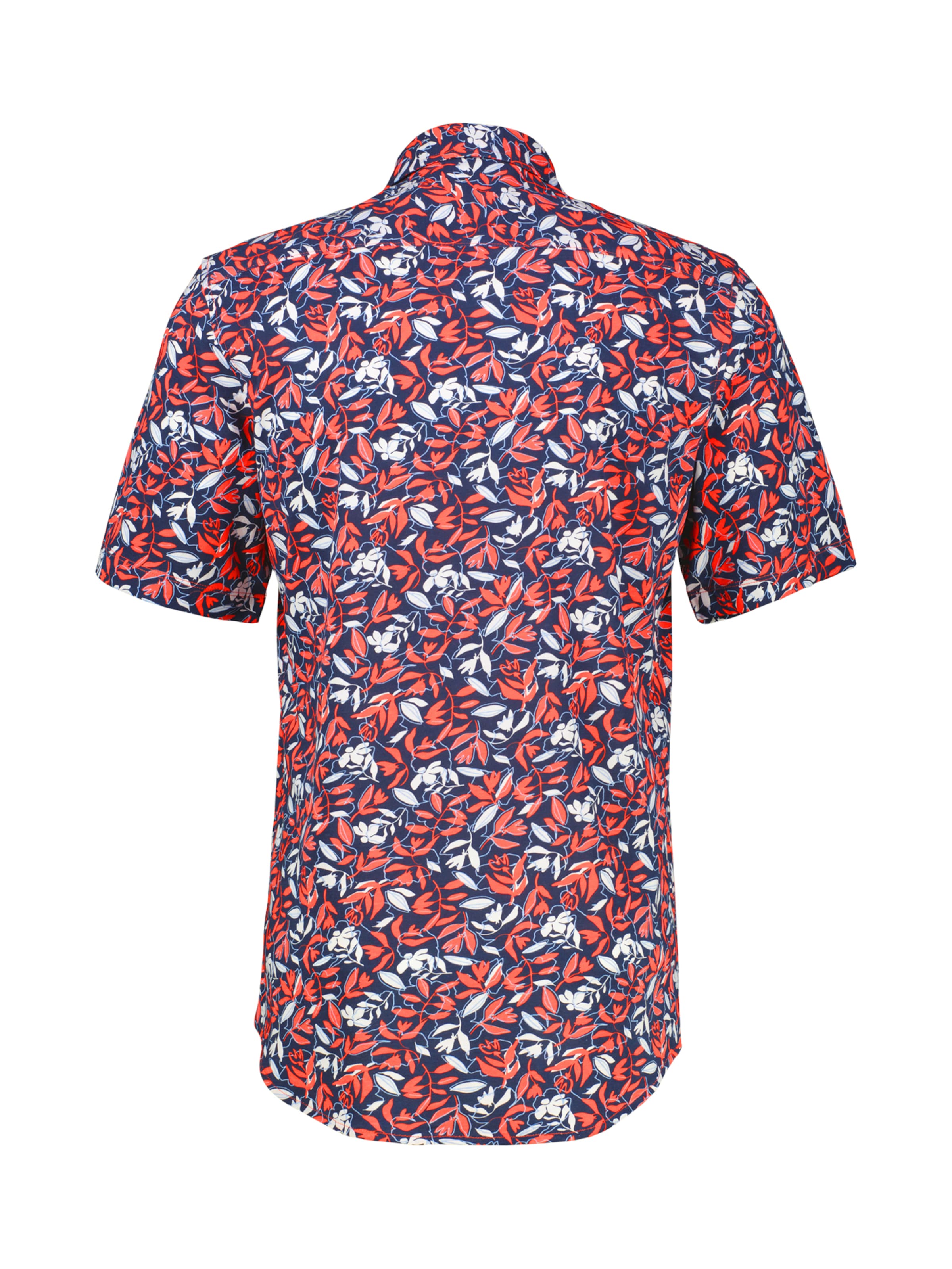 LERROS Comfort fit Button Up Shirt in Red