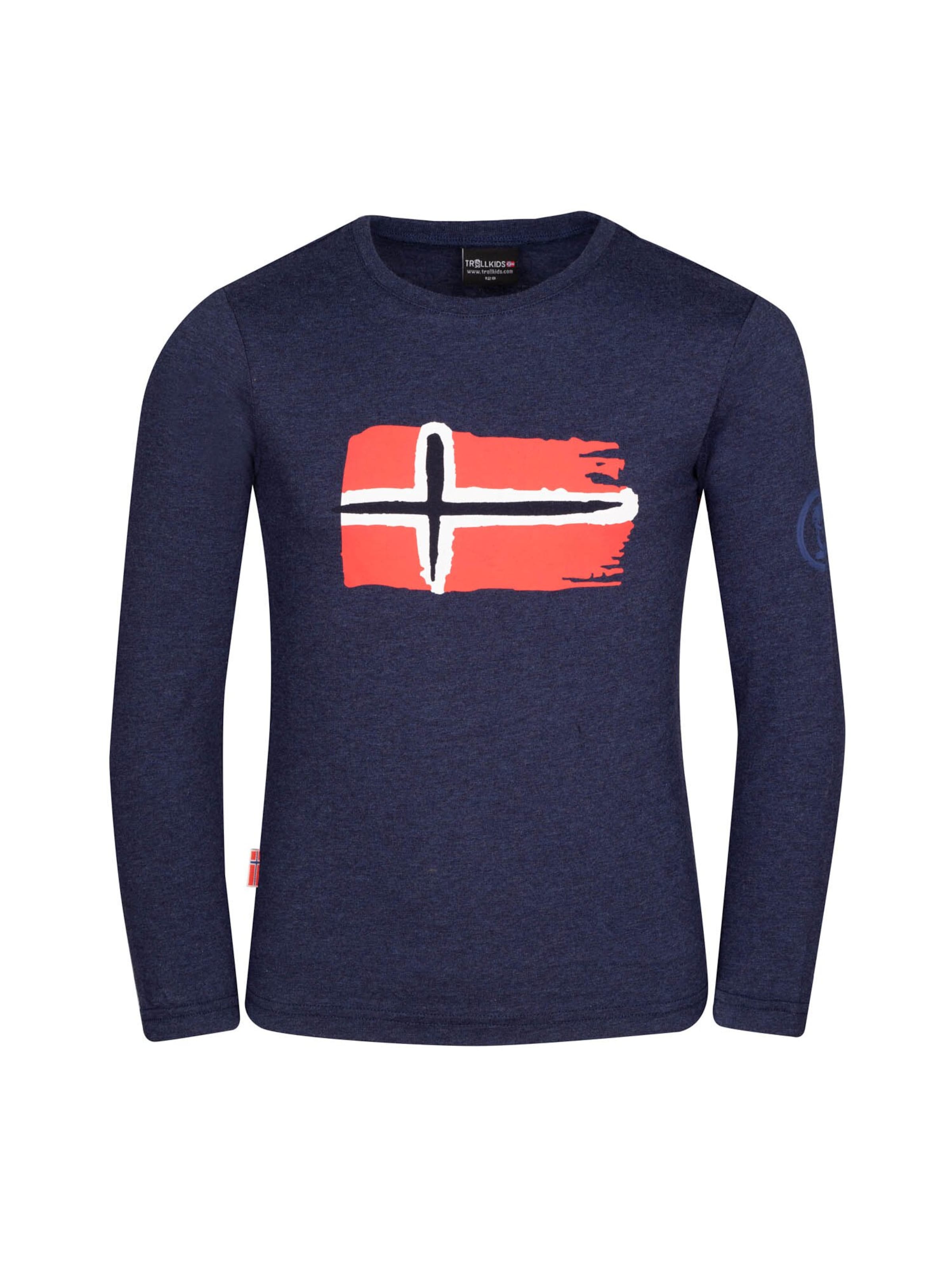 TROLLKIDS Performance Shirt in Blue: front