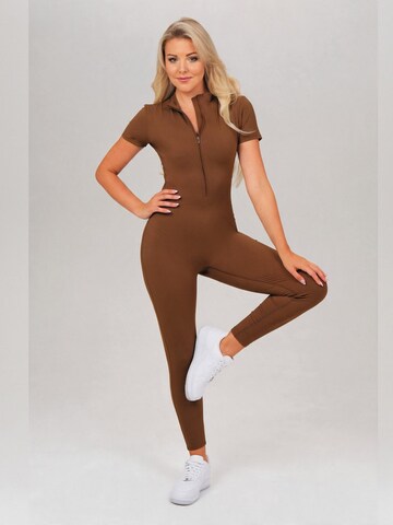 FemmeTone Jumpsuit 'Jessenia'‌‌‌‌‌‌‌‌ in Braun