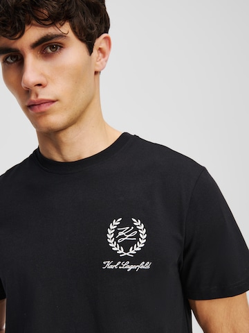 Karl Lagerfeld Shirt 'Hotel' in Black