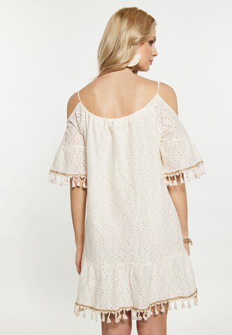 IZIA Beach Dress in White