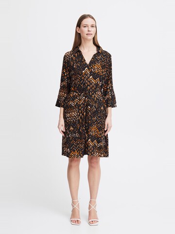 b.young Blusenkleid in Schwarz: Vorderseite