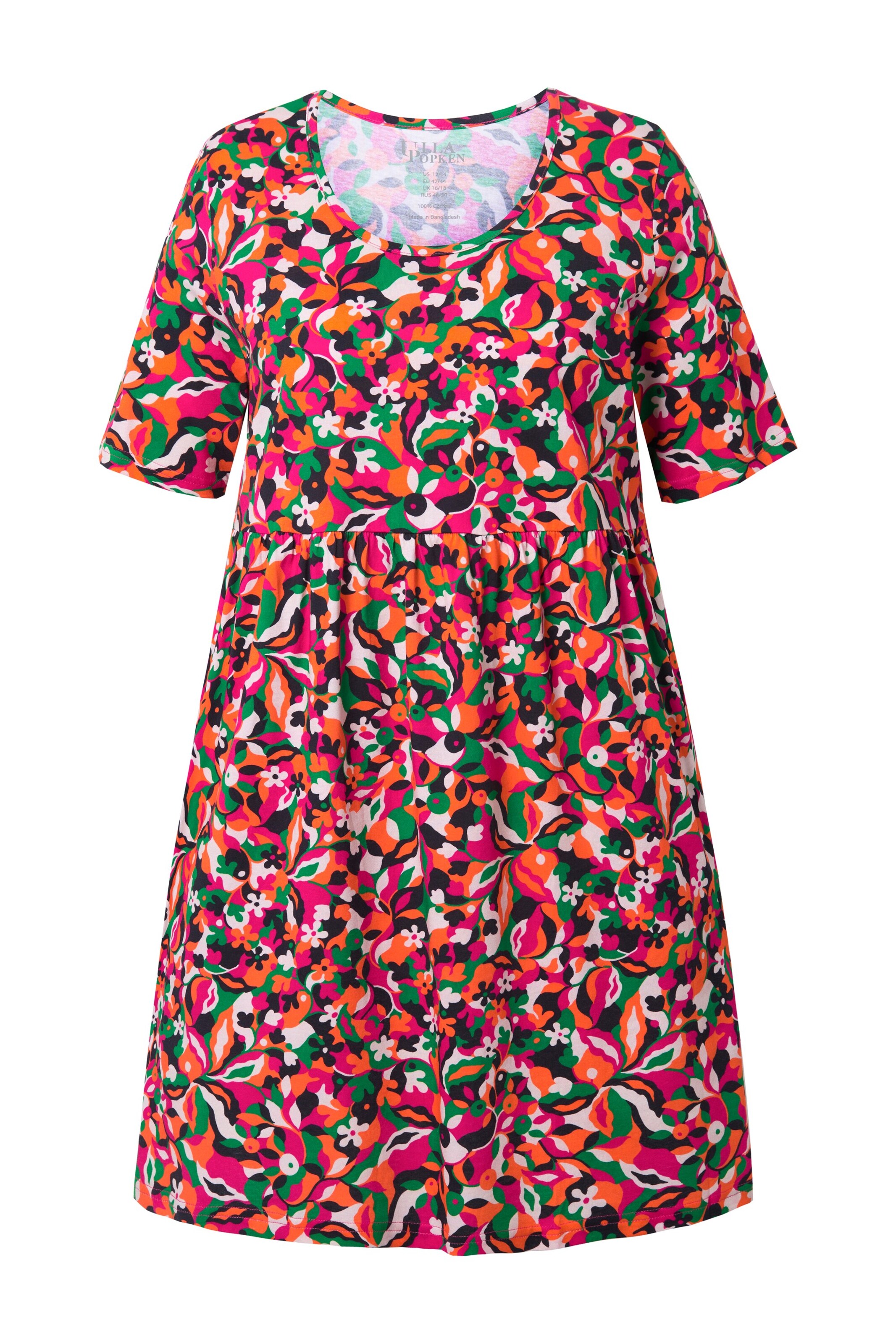 Ulla Popken Jurk in Rood: voorkant