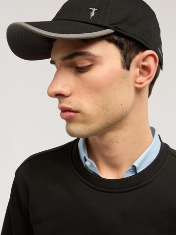 Casquette Trussardi en noir : devant