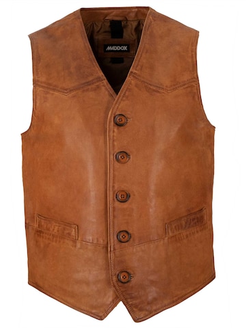 MADDOX Weste 'Emilio' in Braun: Vorderseite