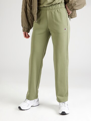 Champion Authentic Athletic Apparel Regular Trousers in Green: front