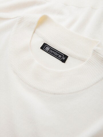 Pull-over 'OM-SWTN-0100' Ombre en beige