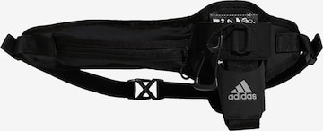 ADIDAS PERFORMANCE Athletic Fanny Pack in Black: front