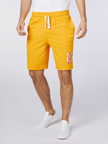 Oklahoma Jeans Regular Shorts in Orange: predná strana