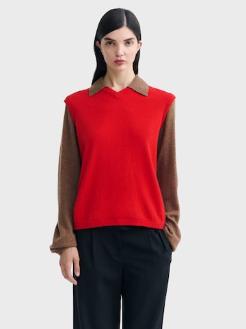 Thinking MU Pullover 'Khalida' in Braun: Vorderseite
