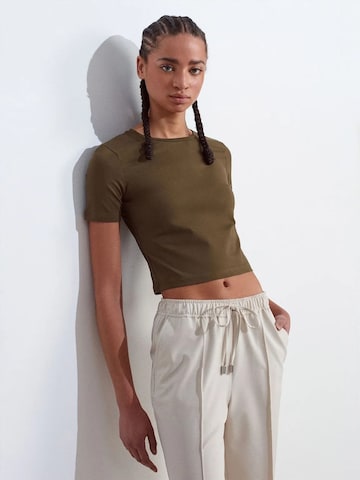 T-shirt Dilvin en vert : devant