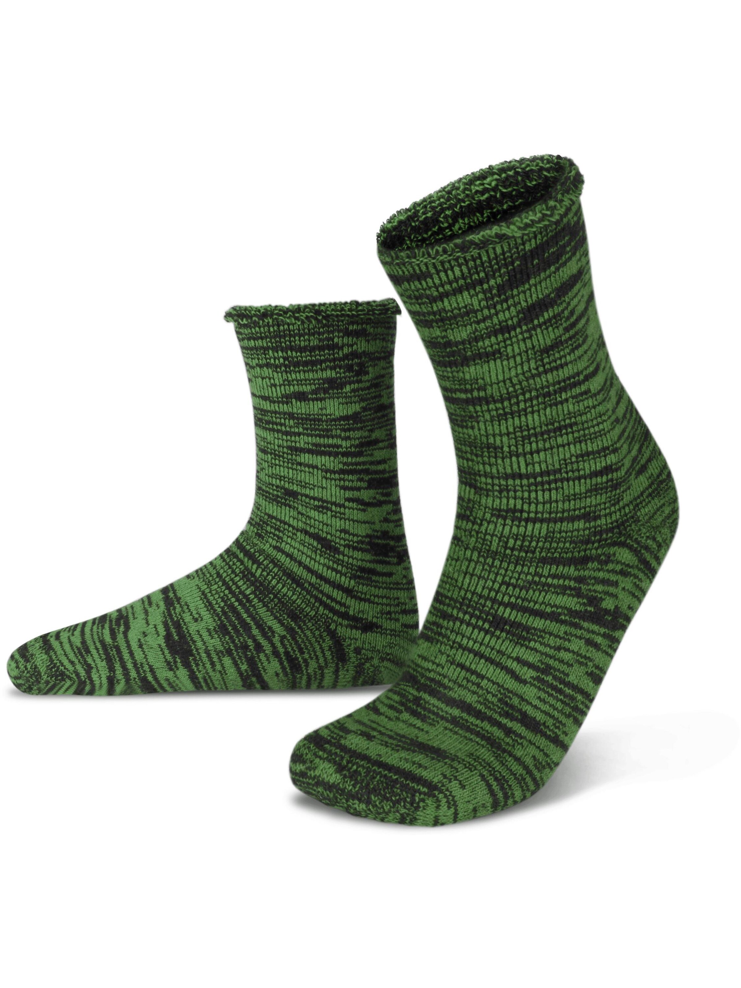 Polar Husky Socks in Green