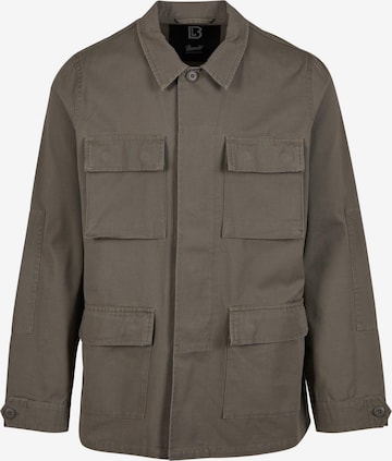 Brandit Between-season jacket in Green: front