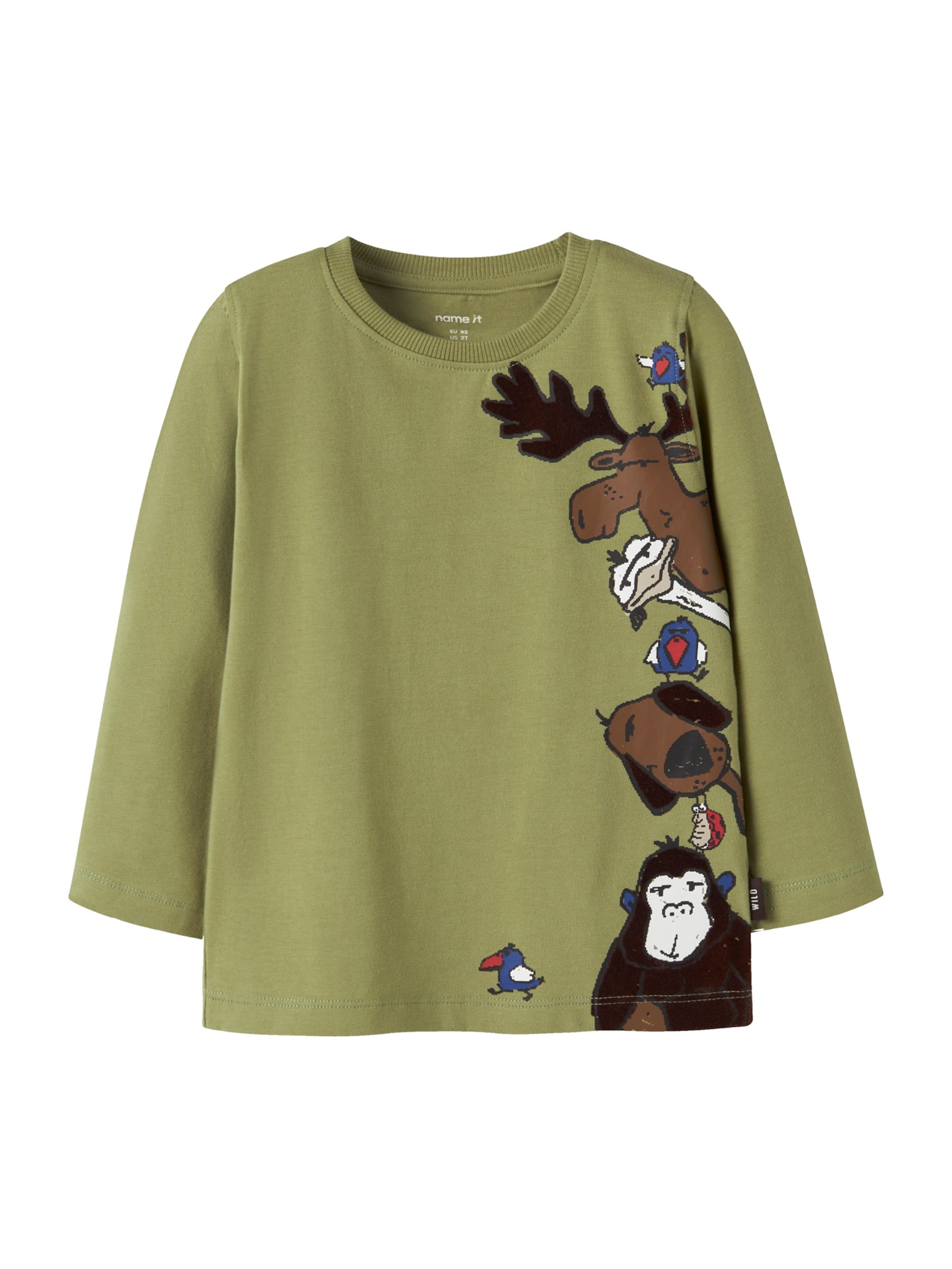 NAME IT - Camiseta 'NMMRADY' en verde: frente