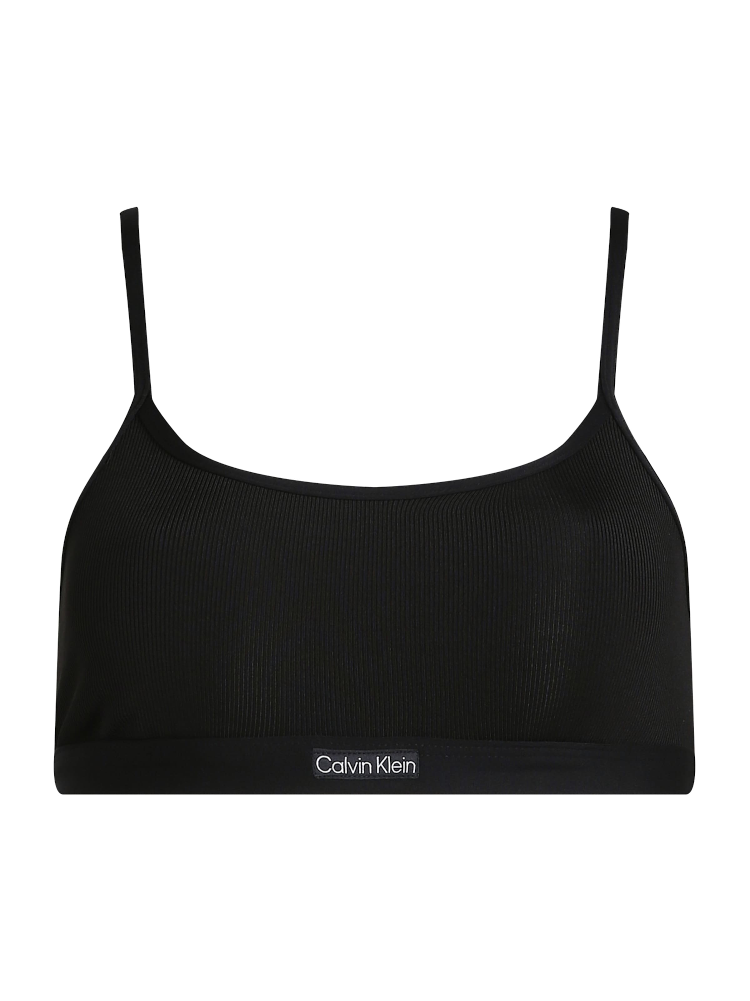 Calvin Klein Swimwear Bikinitop in Schwarz: Vorderseite