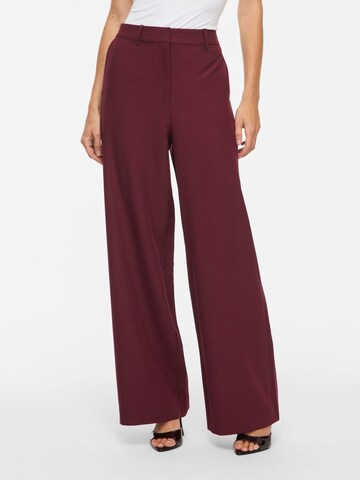 Wide Leg Pantalon 'VIOntaya' VILA en rouge : devant