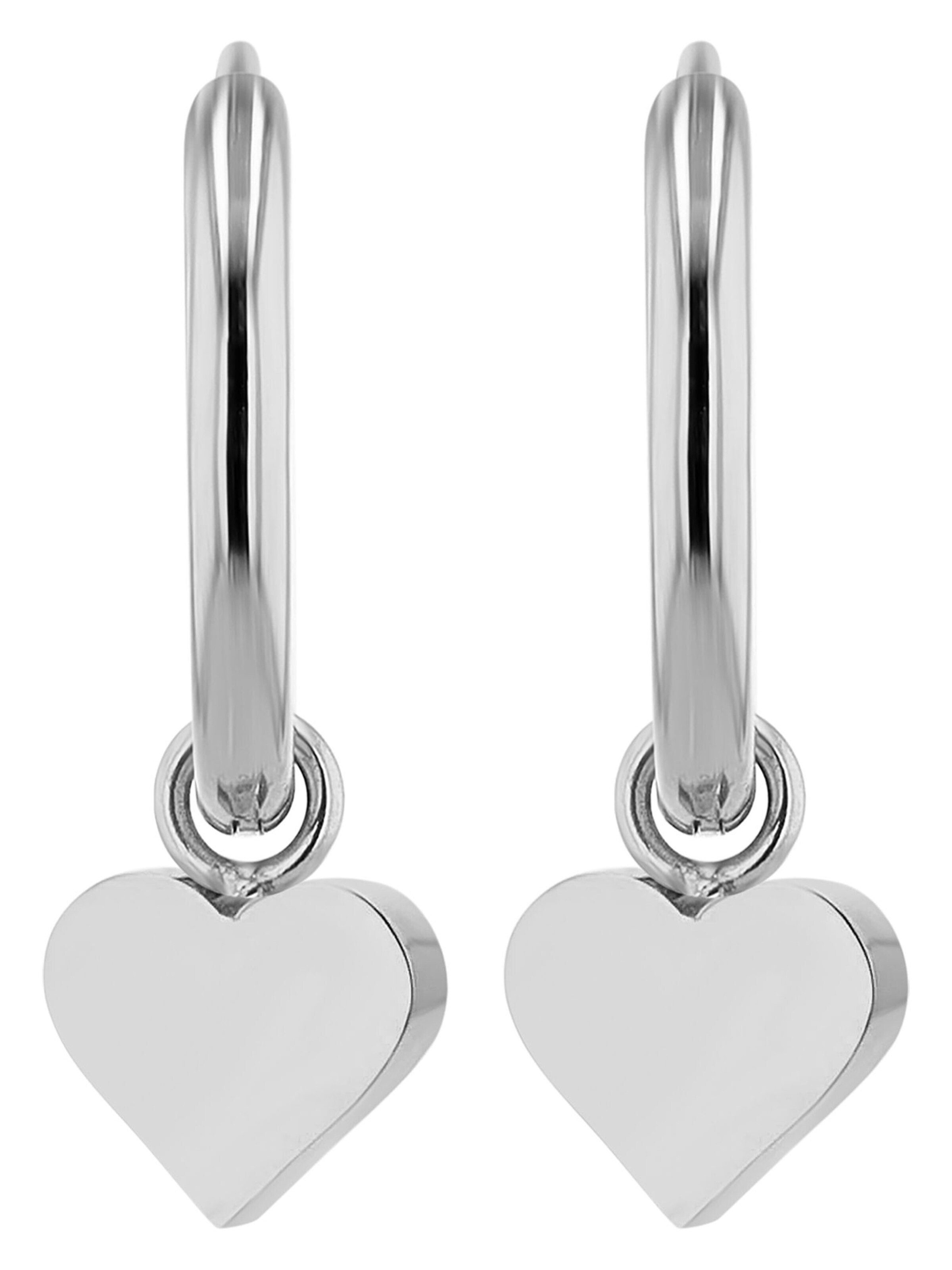 Akzent Earrings 'Samira, langlebig' in Silver: front
