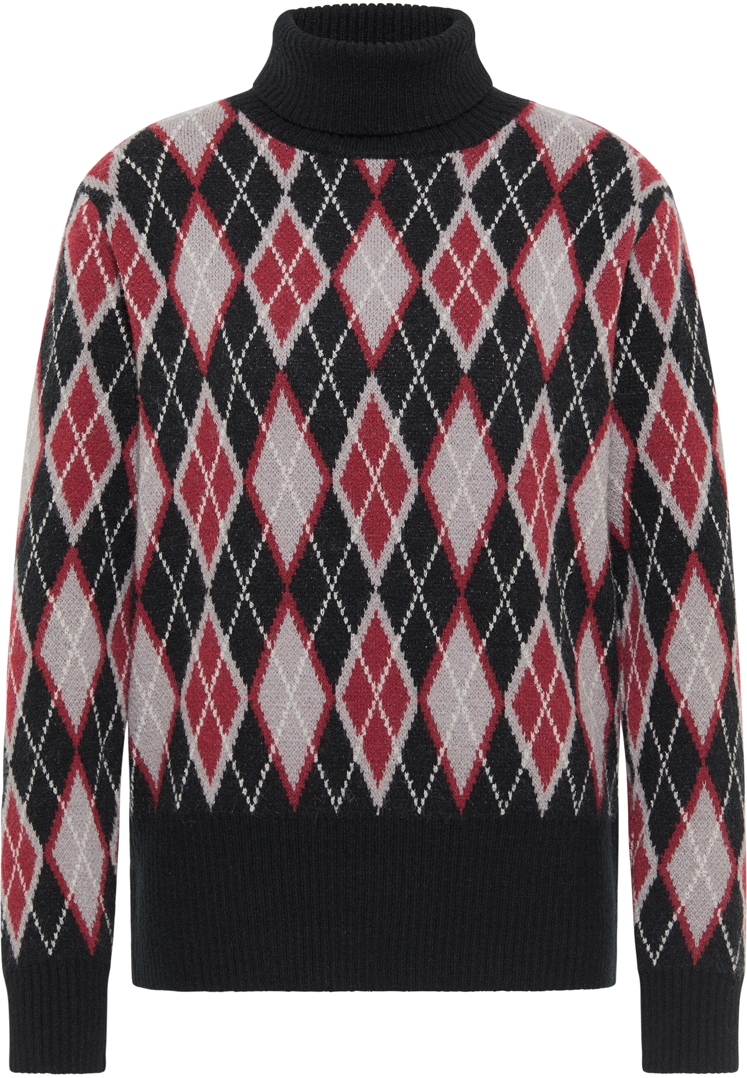 Donna Taglie comode myMo ROCKS Pullover in Nero Donna Taglie comode myMo ROCKS Pullover in Nero