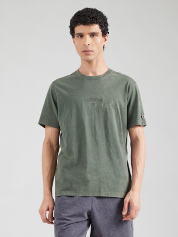 zaļš Champion Authentic Athletic Apparel T-Krekls: no priekšpuses