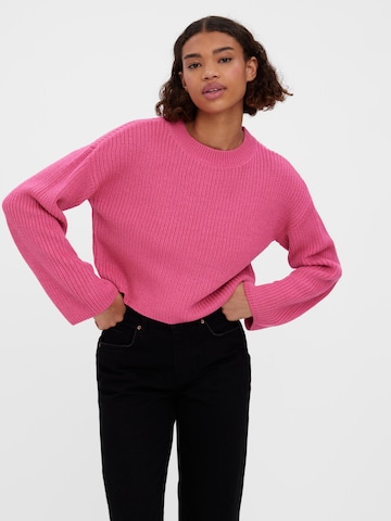 Pull-over 'Sayla' VERO MODA en rose : devant