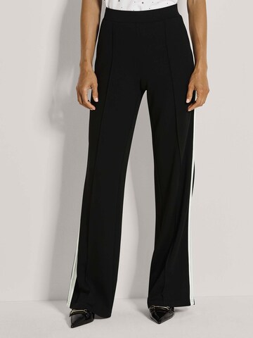 Wide Leg Pantalon MADELEINE en noir : devant