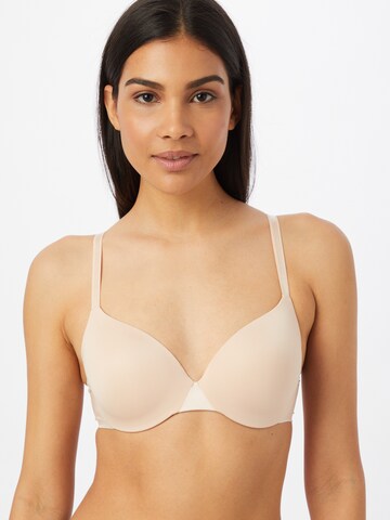 Chantelle T-shirt Bra in Beige: front