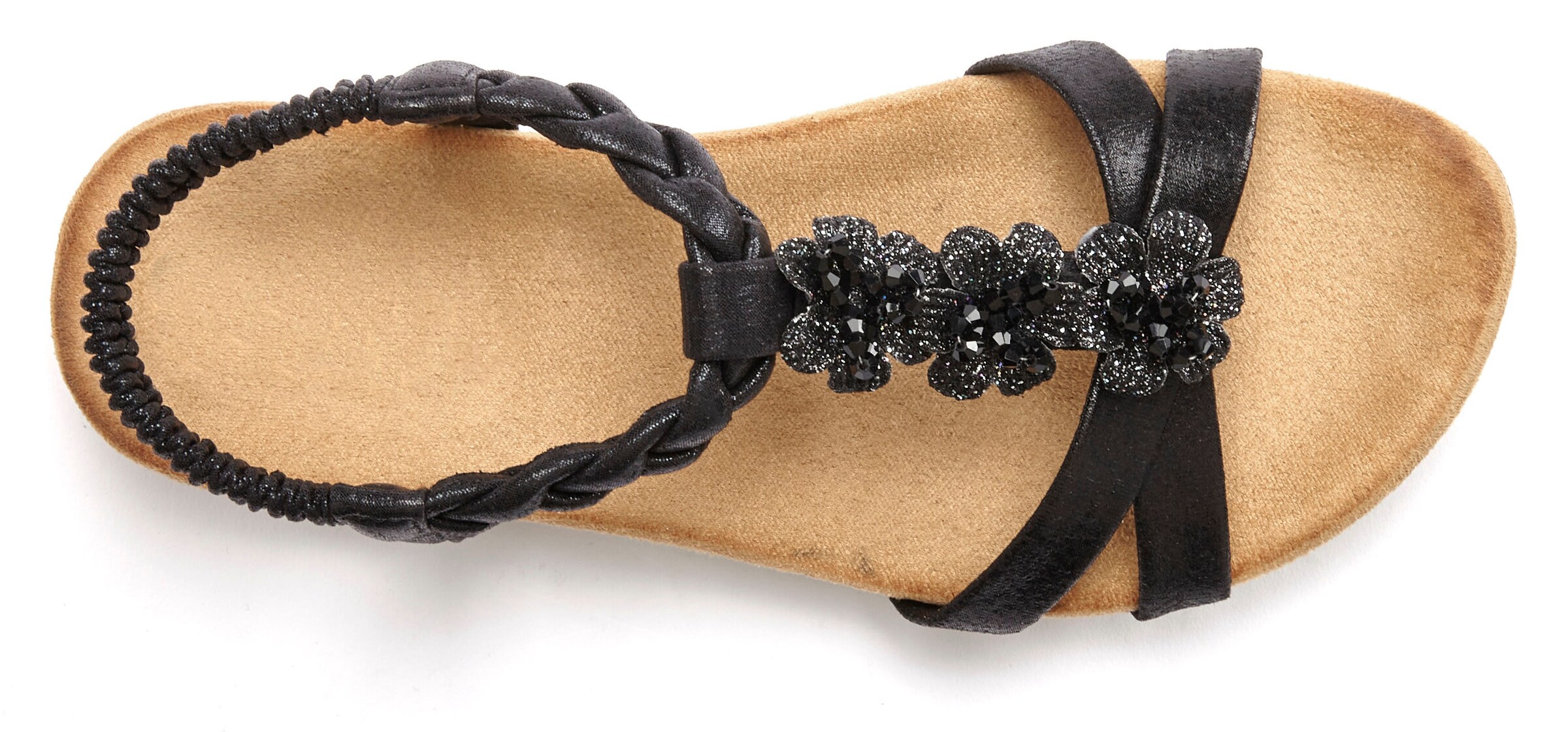 LASCANA Босоножки в Черный