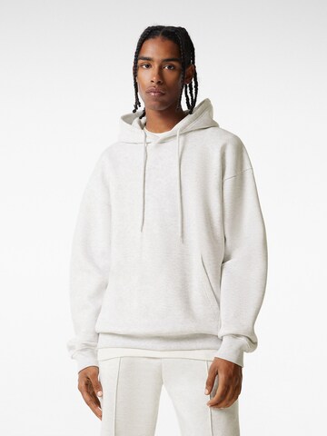 Bershka Sweatshirt in Grijs: voorkant