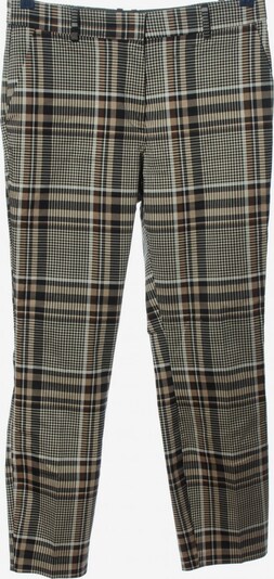 H&M Stoffhose in XL in braun / schwarz / wollweiß, Produktansicht