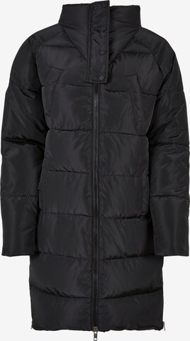 Urban Classics Winter coat in Black: front