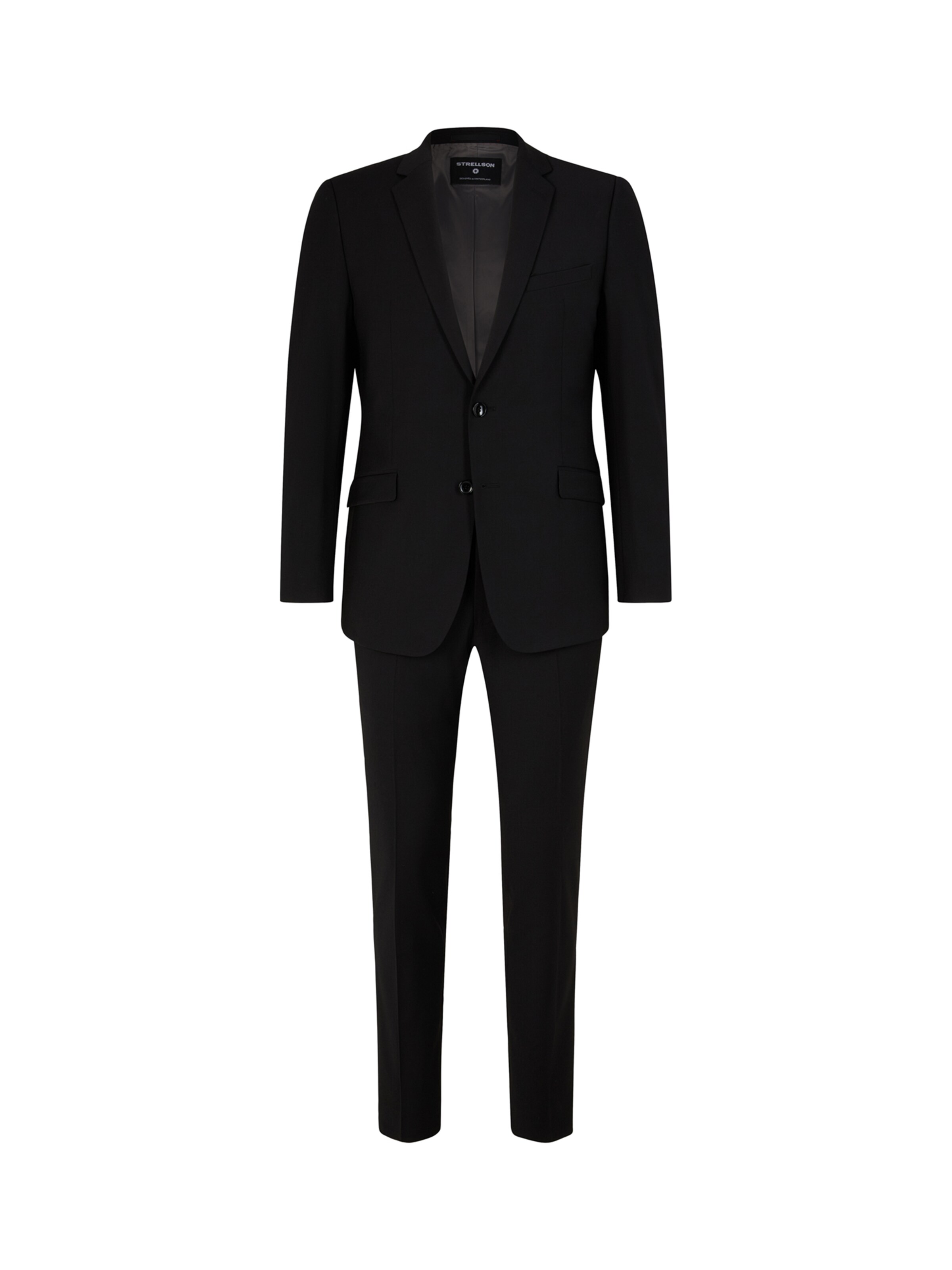 STRELLSON Regular Suit 'Allen-Mercer' in Black: front