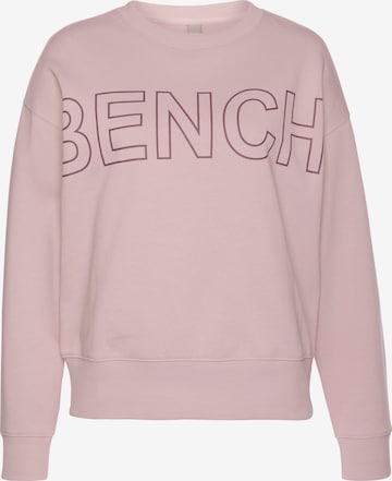 BENCH - Sweatshirt 'L.A.' em rosa: frente
