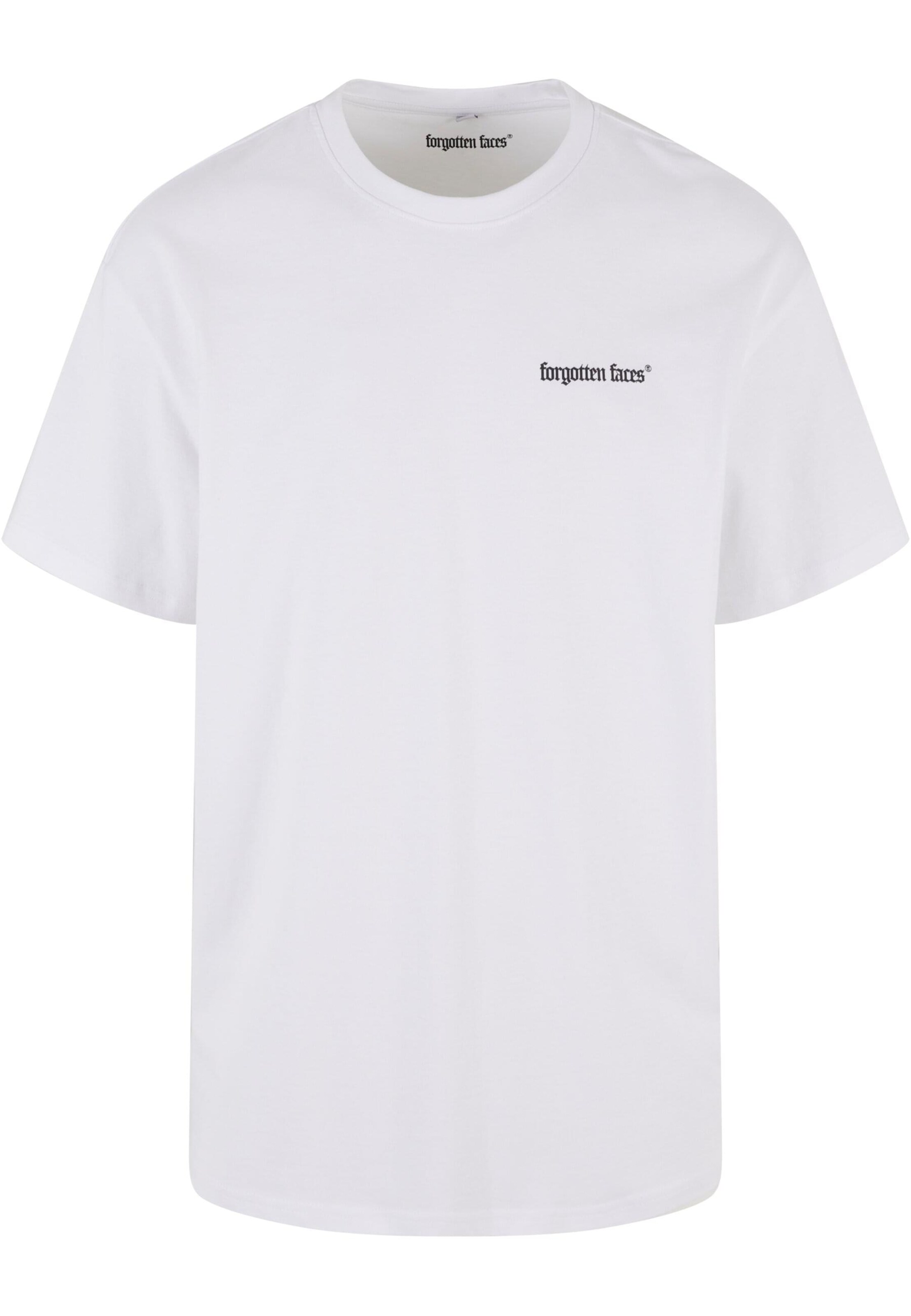 Maglietta 'Born A Lotus' di Forgotten Faces in bianco: frontale