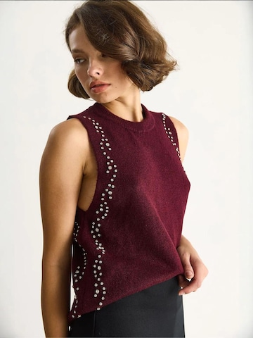 Camicia da donna 'Blusen' di Bianco Lucci in rosso