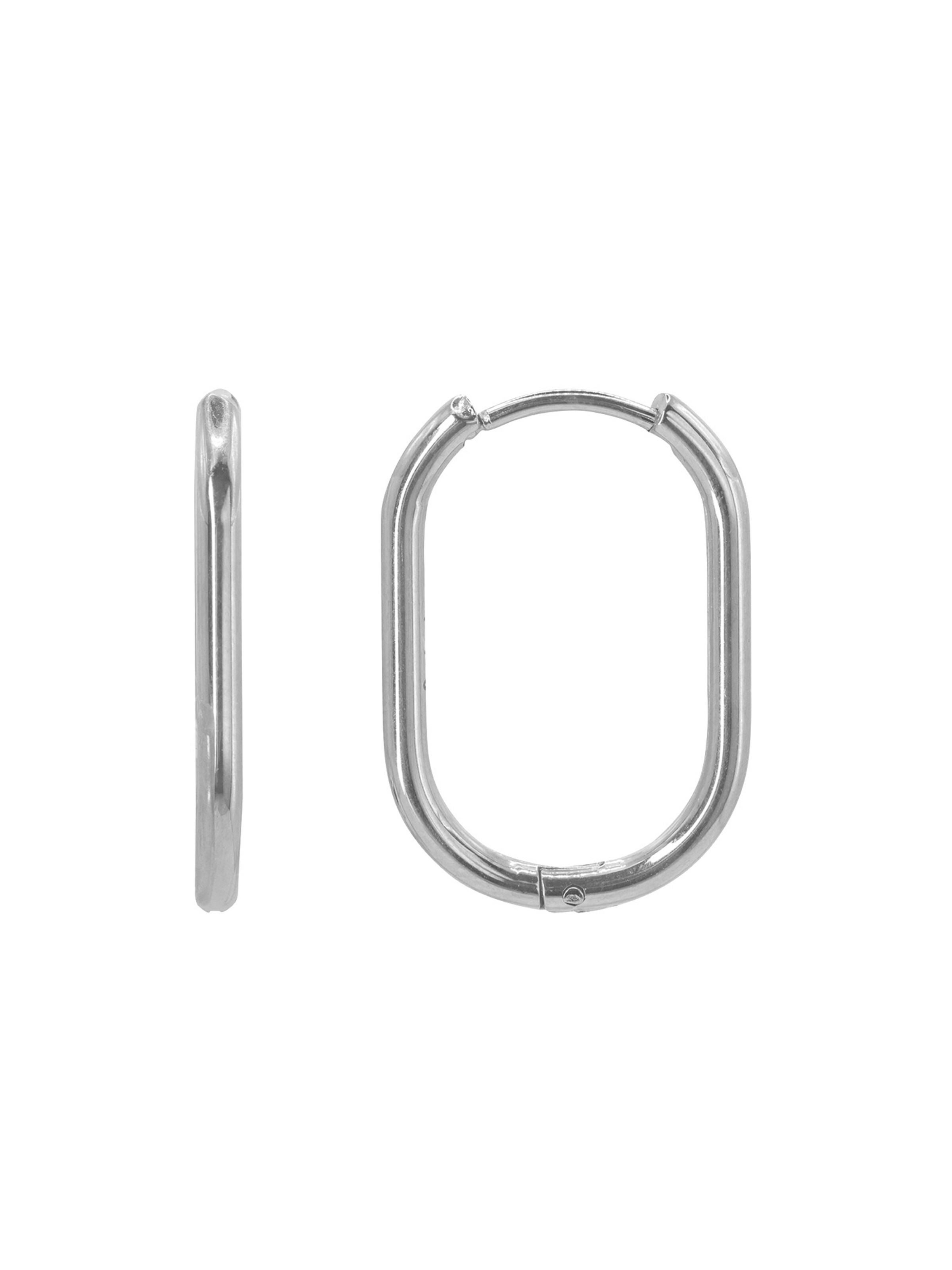 Heideman Earring 'Nero' in Silver: front
