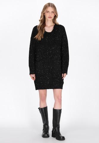 DreiMaster Vintage - Vestido de malha em preto