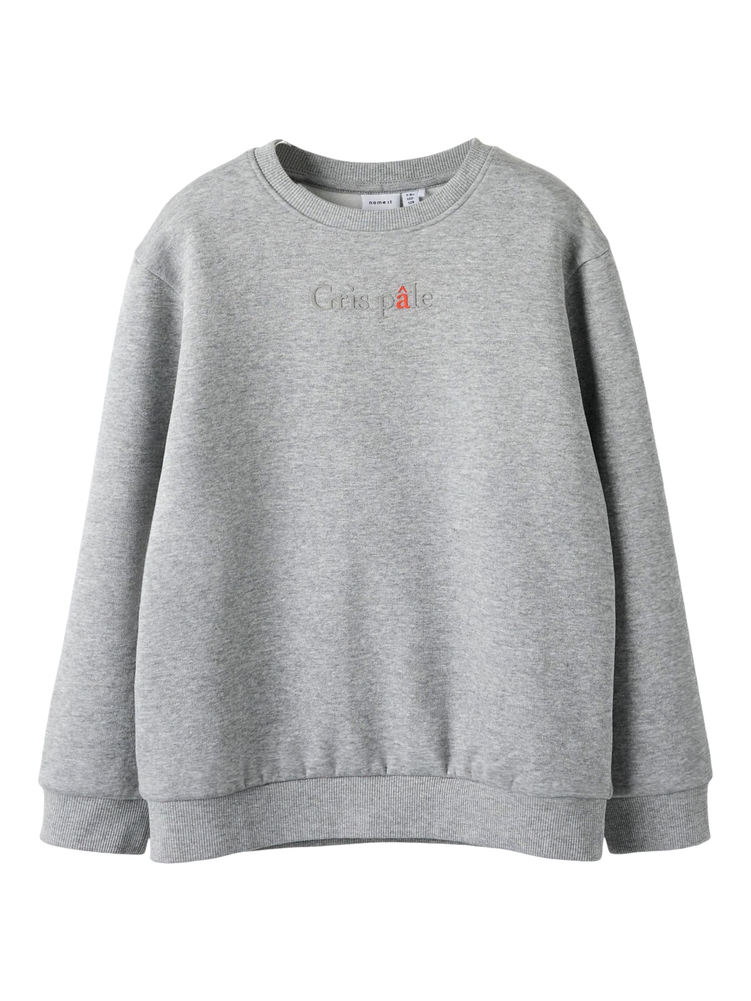 NAME IT Sweatshirt i grå: forside