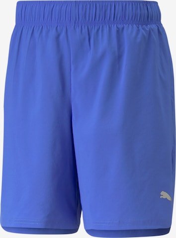 PUMA Workout Pants 'Favourite' in Blue: front