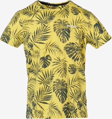 T-Shirt KOROSHI en jaune : devant