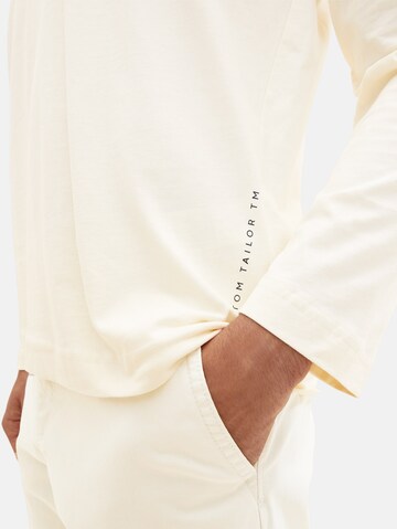 T-Shirt 'Serafino' TOM TAILOR en beige