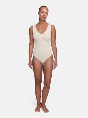 cfab Shapingbody 'Tank Bodysuit Sculpting Shapewear mit Slip' i beige