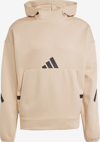 ADIDAS SPORTSWEAR Sportsweatshirt 'Z.N.E.' in Beige: Vorderseite