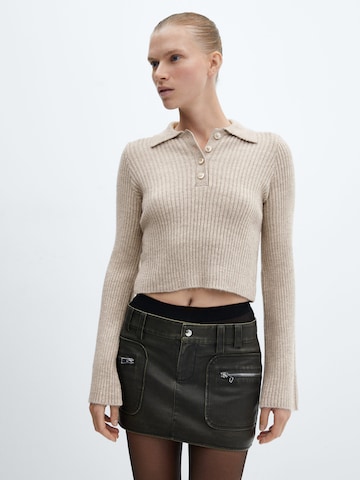 Pullover 'Hannah' di MANGO in beige: frontale