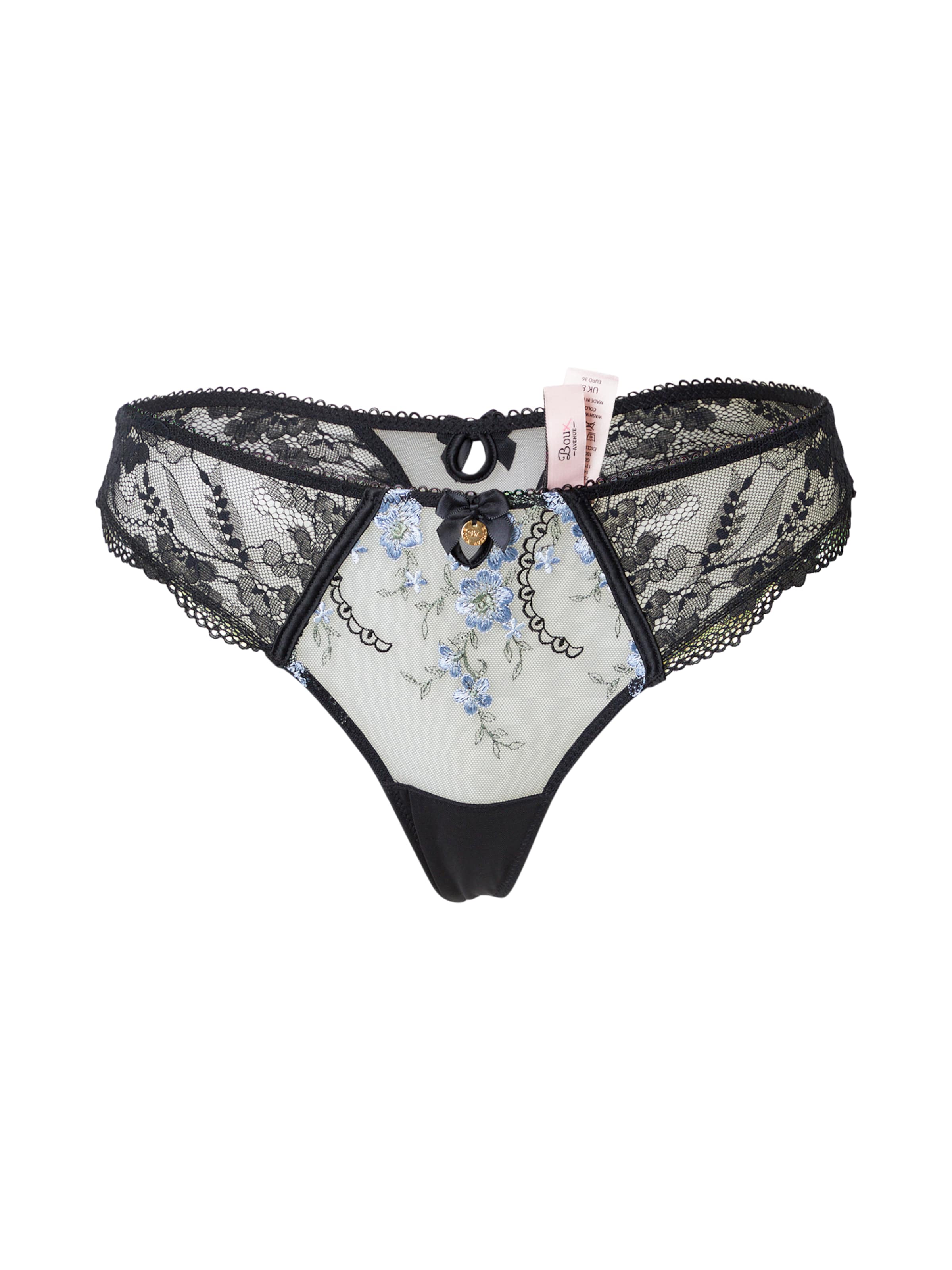 Boux Avenue Στρινγκ σε μαύρο: μπροστά