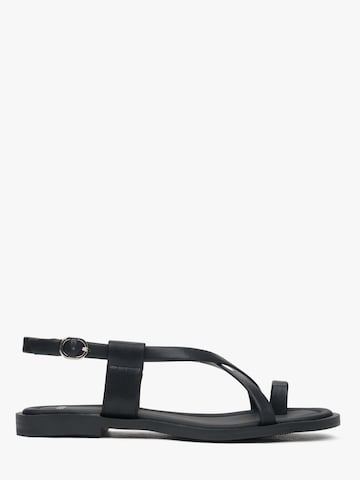 Estro Sandaal '225509-01' in Zwart: voorkant
