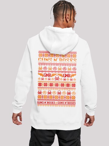 Pull-over 'Guns And Roses Christmas' F4NT4STIC en blanc