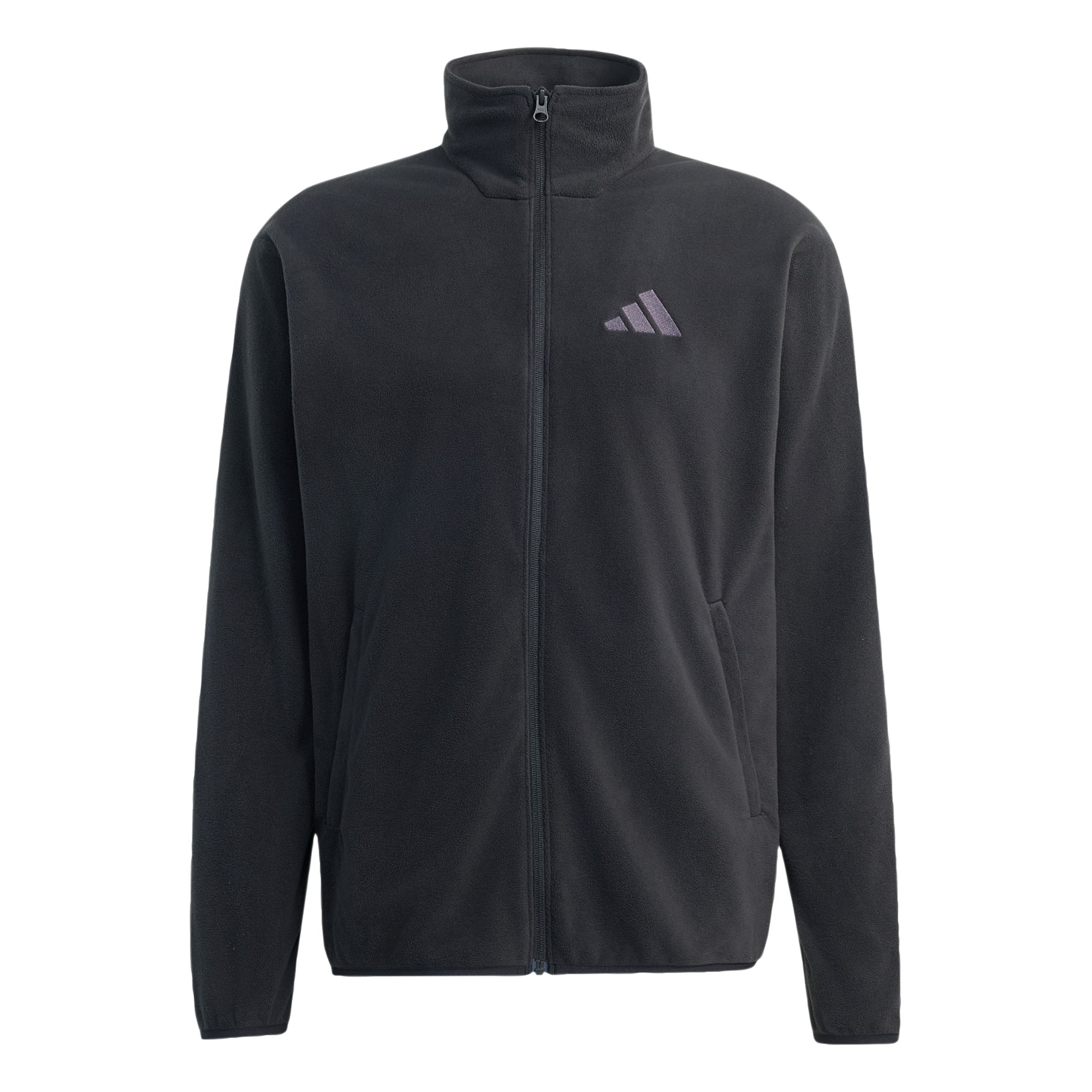 Veste en polaire fonctionnelle 'Essentials' ADIDAS TERREX en noir : devant